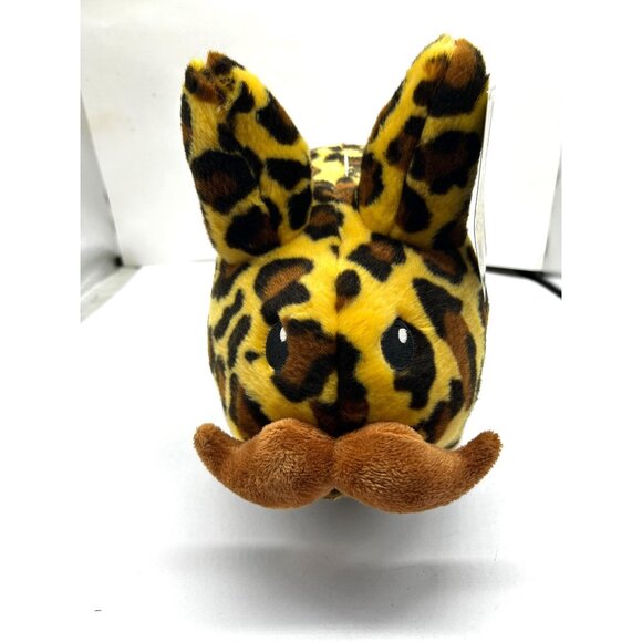 Kozik x Kidrobot Leopard Print  Labbit with Mustache 10" Plush Stuffed Animal 20 - Picture 2 of 10